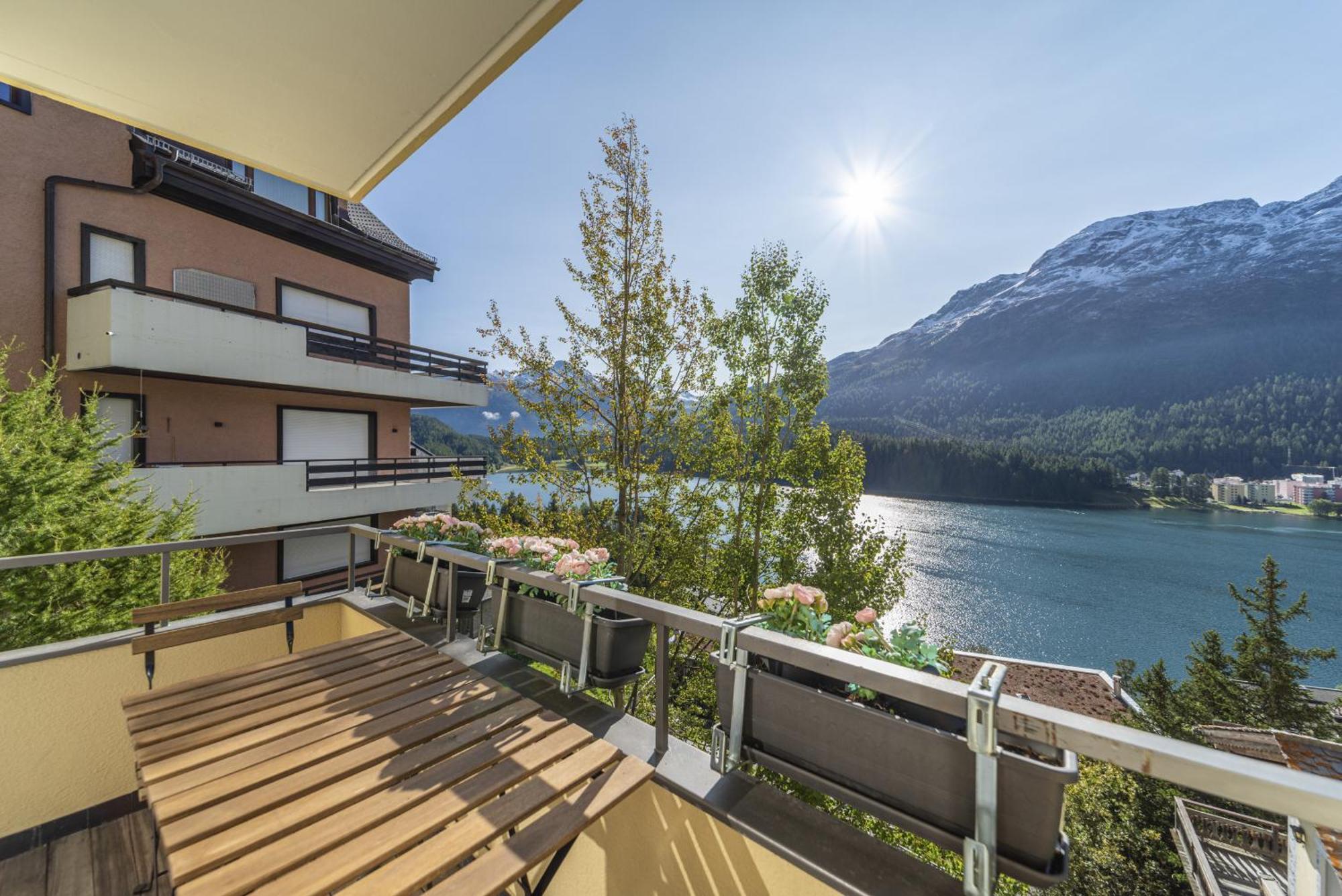 Апартаменты Chesa Bellavista - Санкт-Мориц Экстерьер фото